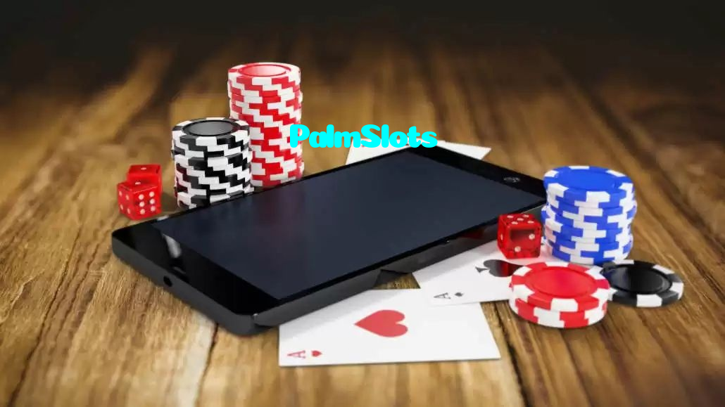 PalmSlots casino presented on mobile device in Pakistan with slots and live games
